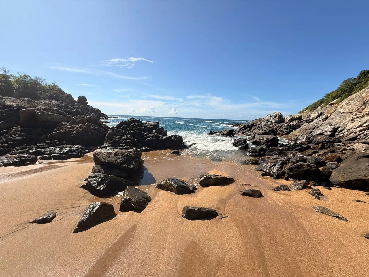 El mar de Puerto Ángel