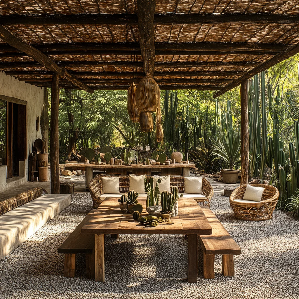 Comedor exterior (render)